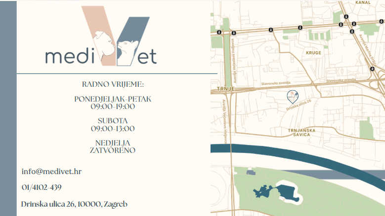 Medi Vet lokacija i radno vrijeme